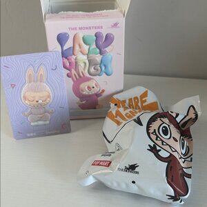 Pop Mart Lazy Yoga Labubu SLEEPING figurine figure NEW